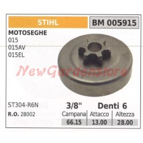 Pignon d'embrayage STIHL tronçonneuse 009 010 011 012 MS200 001701 28016W