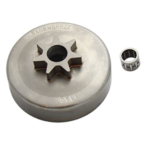 Pignon tronçonneuse Stihl MS251 – Compatible avec modèles MS 251/231/241 – Cage à aiguille incluse – Diamètre intérieur 12.3mm