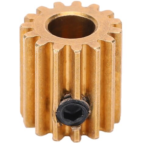 Pignon en laiton à 15 dents pour robot industriel, accessoire avec alésage central de 6mm