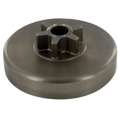 Pignon étoile 3/8 Lp - 6 Dents Adaptable Pour Tronçonneuse Bernard Modèle Bm441.3 - Dolmar Modèles 104 Et 106 - Poulan Modèles 2