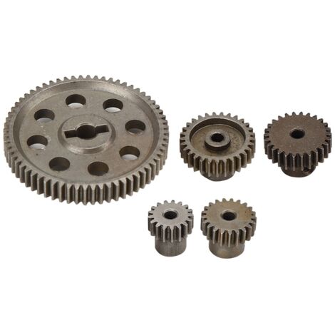 Pignon Métallique Principal Différentiel 64T 17T 21T 26T 29T pour Moteur RC, Pièce pour Camion HSP BRONTOSAURUS 1/10 94111
