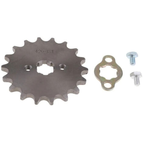 Pignon moteur avant 420-18t-17mm, arbre de 20 mm