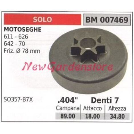 Pignon pour moteur de tronçonneuse SEULEMENT 611 626 642 70 .404' dents 7 007469