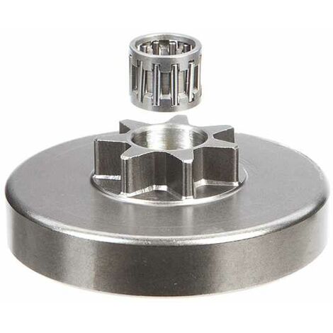 Pignon pour tronçonneuse Dolmar 3/8". 7 dents. Hauteur cloche 15 mm