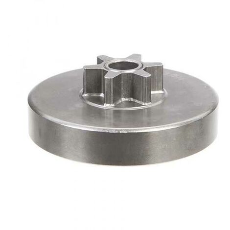 Pignon pour tronçonneuse Dolmar, Poulan 3/8" LP. 6 dents. Hauteur cloche 14,4 mm
