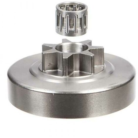 Pignon pour tronçonneuse Solo 3/8". 7 dents. Hauteur cloche 15,9 mm