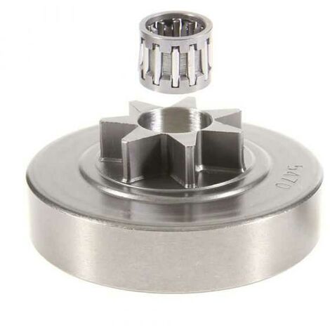 Pignon pour tronçonneuse Solo 3/8". 7 dents. Hauteur cloche 16,7 mm