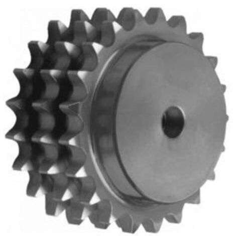 Pignon pré-alésé inoxydable pour chaine norme ISO 08B Triple, 10 dents