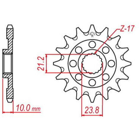 Pignon Rm-Z 450 2013 - 520 - 13 Dents -