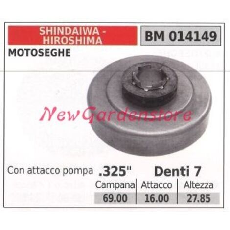 Pignon SHINDAIWA moteur de tronçonneuse .325' dents 7 014149