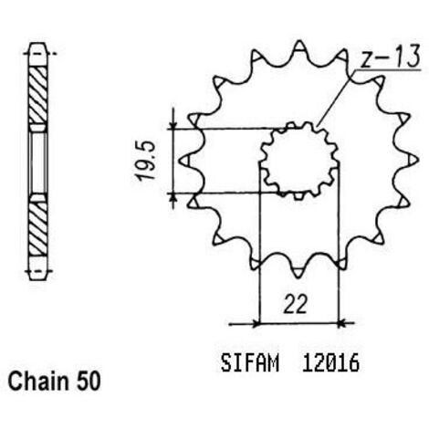 Pignon Suzuki - 530 - 15 Dents - Similaire JTF435 - Made in Germany
