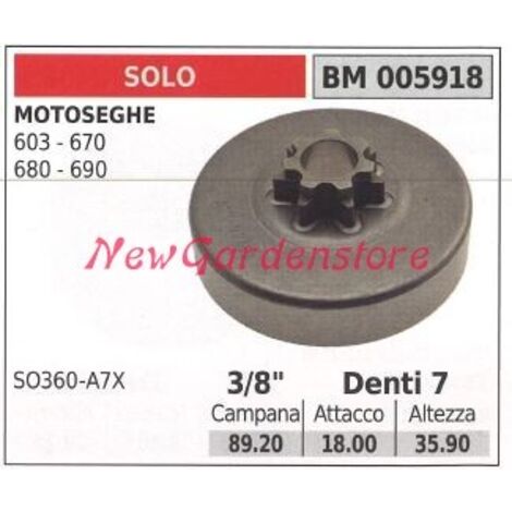 Pignon UNIQUEMENT pour moteur de tronçonneuse 603 670 680 690 3/8' dents 7 005918