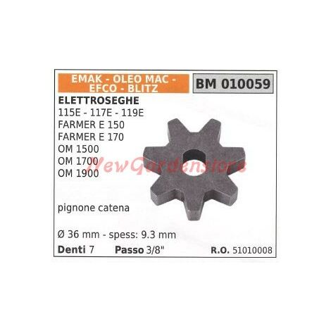 Pignone catena EMAK per elettrosega 115E 117E 119E OM 1500 1700 010059