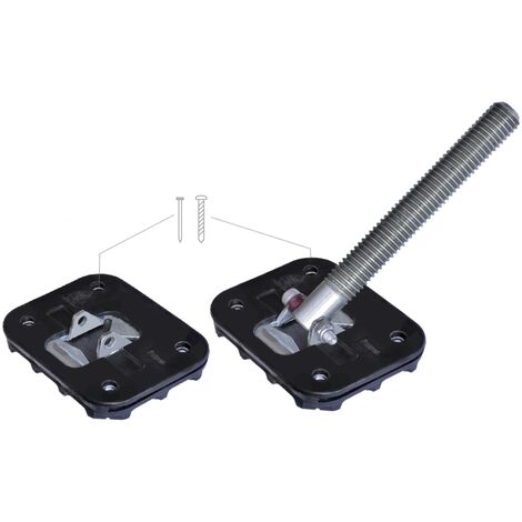 Piher – Patin anti-dérapant pour étai seul – Stabilité accrue pour chantiers humides – Charge maximale 300kg – Compatible avec étai standard