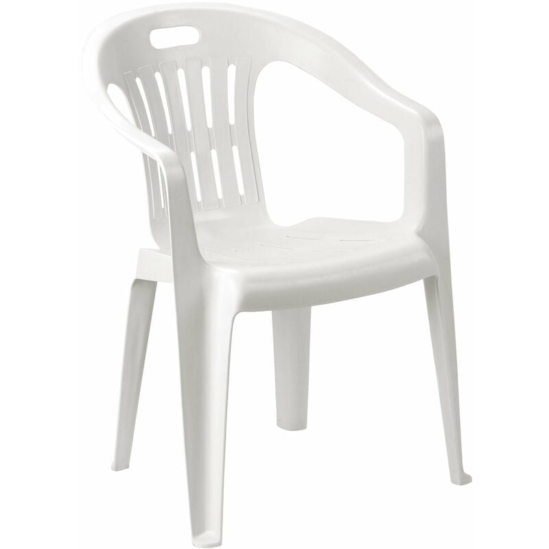 Piiona Progarden Pionnable de chaise en résine extérieure White - White
