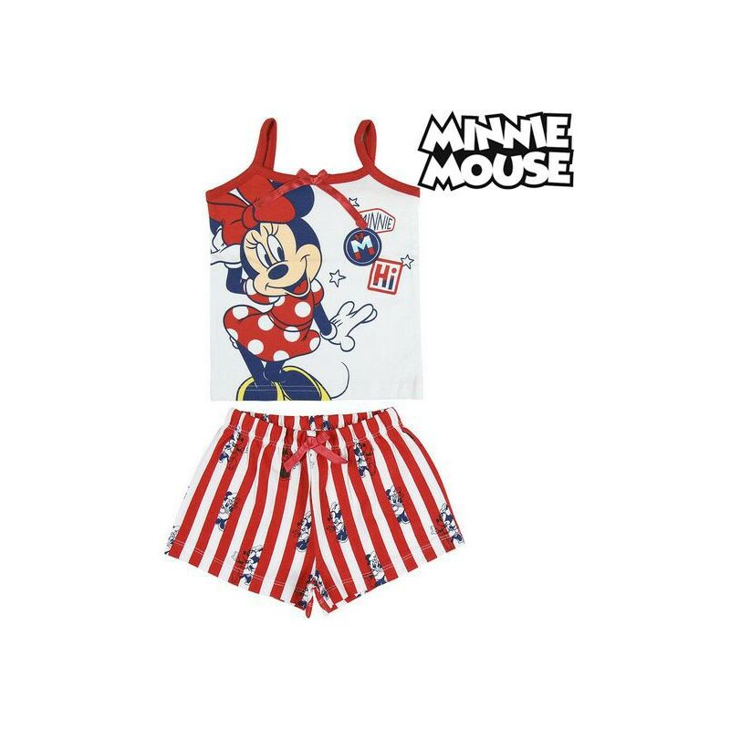 

Pijama de Verano Rojo Azul - Minnie Mouse