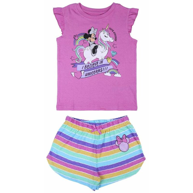 

Minnie Mouse Pijama de Verano Minnie Mouse Rosa 2 Años