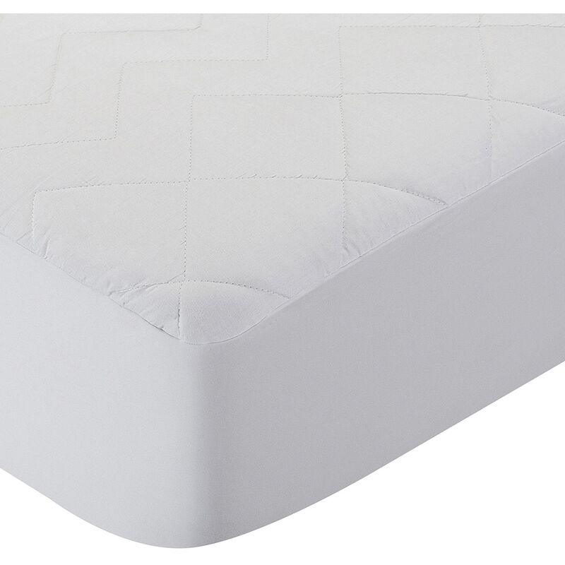 

Protector de colchón acolchado antialérgico transpirable 90x190/200cm , Cama de 90 , Blanco - Pikolin Home