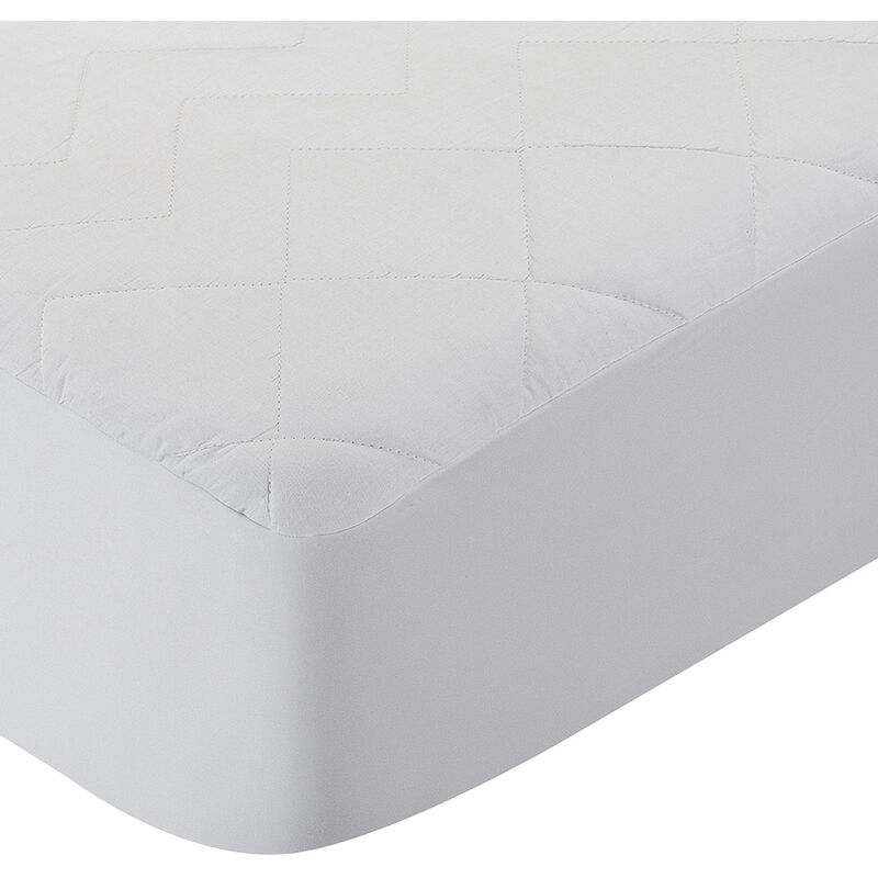 

Protector de colchón acolchado antialérgico impermeable 90x190/200cm , Cama de 90 , Blanco - Pikolin Home