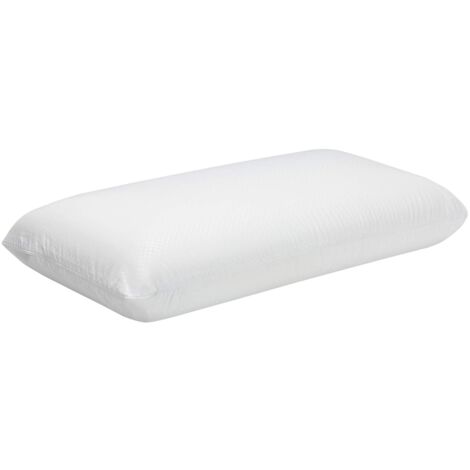 Pikolin Home - Cuscino viscoelastico ergonomico con doppia fodera adattabile con nucleo in memory foam per dormire di lato o a faccia in su