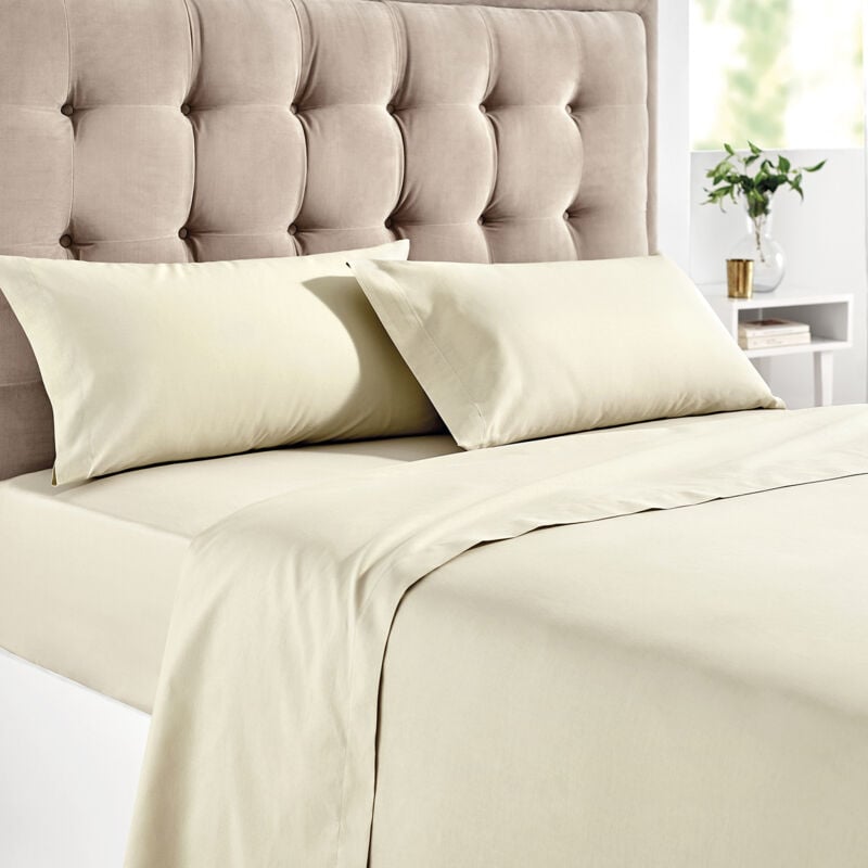 Pikolin Home - Drap-housse élastique 100 % coton respirant