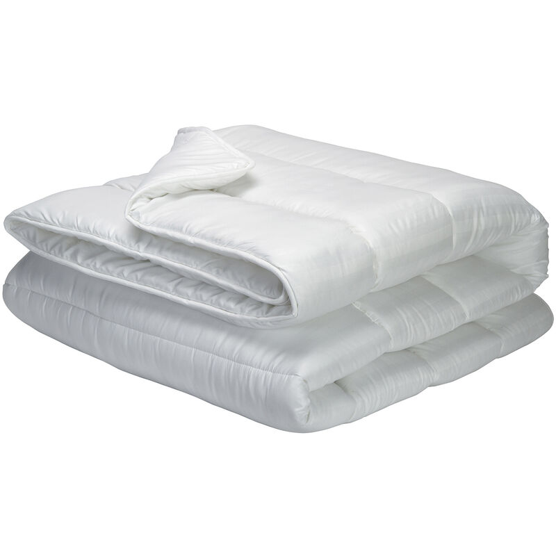 

Edredón nórdico de fibra antialérgico otoño/invierno 300gr 180x220cm , Cama de 100/105 , Blanco - Pikolin Home