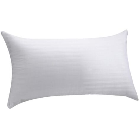 Pikolin Home - Federe Cuscino in Cotone 100% con Trattamento Anti-Restringimento, 70x40 cm, Copricuscino Letto Traspirante e Lavabile in Lavatrice, Chiusura a Zip, Morbida e Resistente
