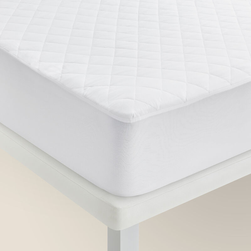 

Protector acolchado de microfibra con Aloe Vera transpirable 180x200cm , Cama de 180 , Blanco - Pikolin Home