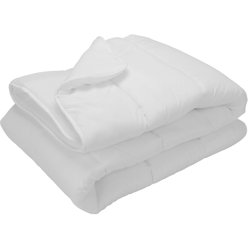 

Pikolin Home - Edredón nórdico de fibra reciclada para otoño/invierno 300gr 140x200cm , Cama de 90 , Blanco