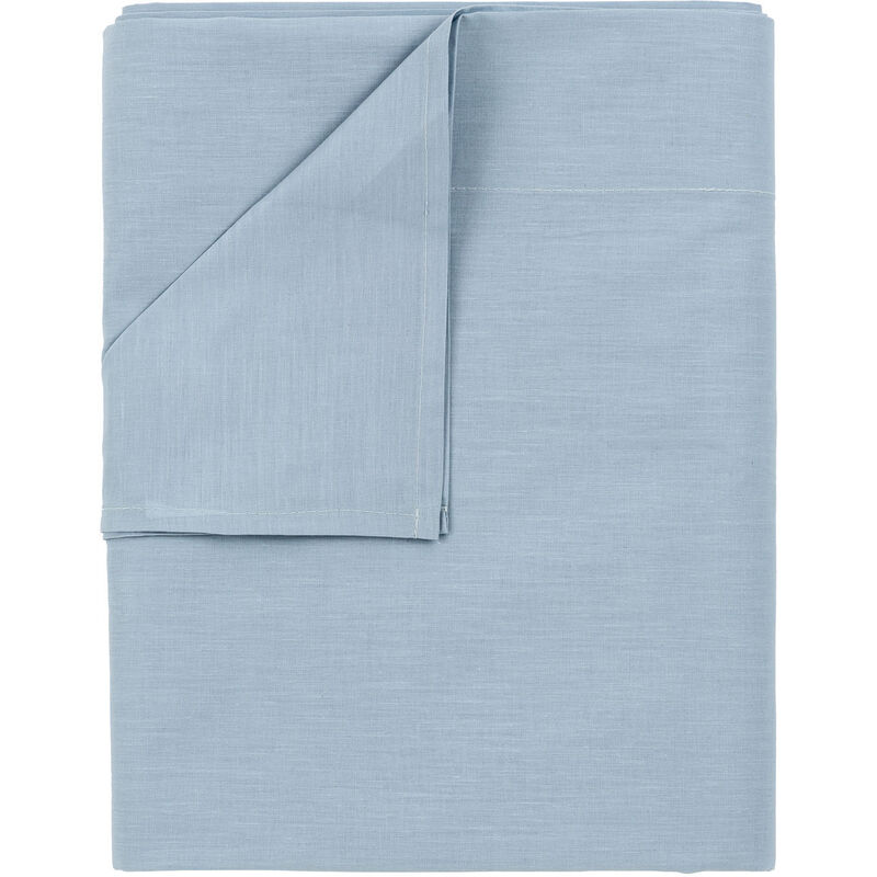 

Pikolin Home - Sábana encimera de 100% algodón transpirable y resistente 170x270cm , Cama de 90/100/105 , Gris