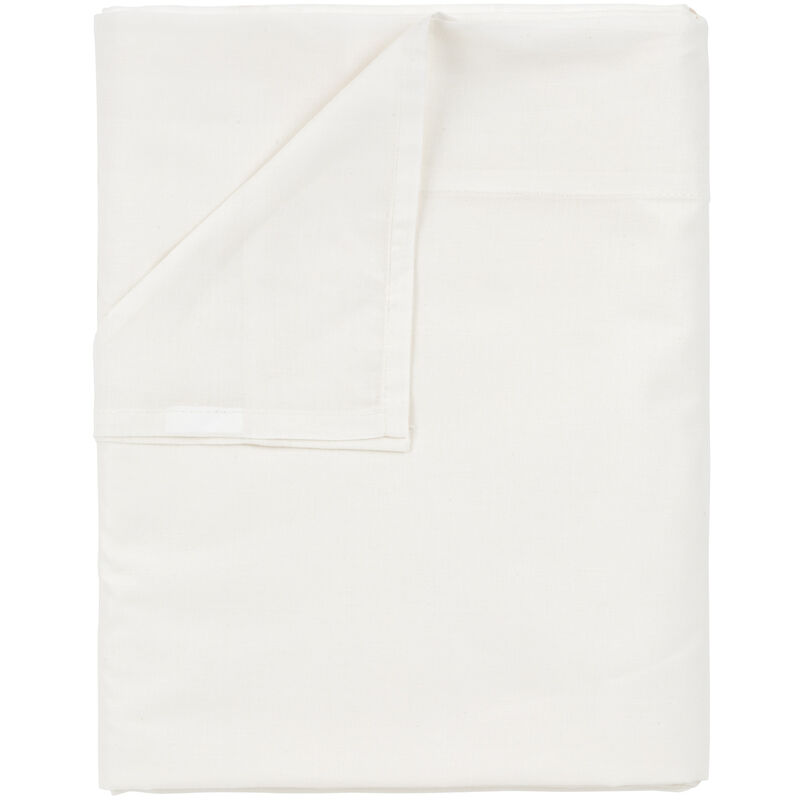 

Pikolin Home - Sábana encimera de 100% algodón transpirable y resistente 220x270cm , Cama de 135/140 , Blanco