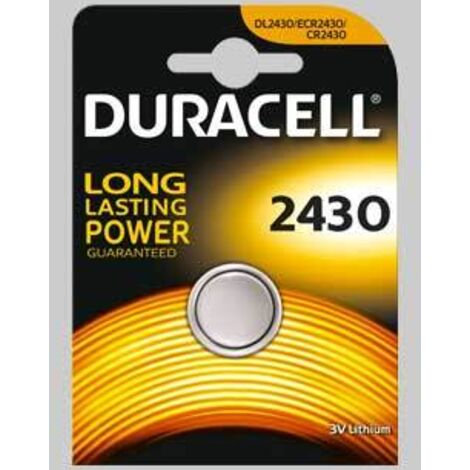 PILA A BOTTONE '2430' Blister 1 Pezzo - 10 pezzi- DURACELL