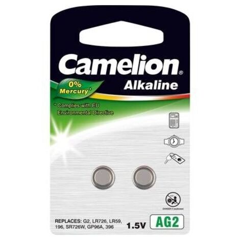 Pila a bottone Camelion AG2 alcalina 1,5 V 25 mAh