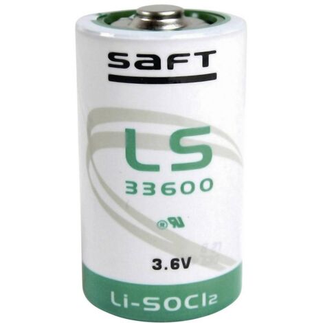 Pila al litio - cloruro di tionile (li-socl2) 3,6V 17Ah Saft LS33600 - D