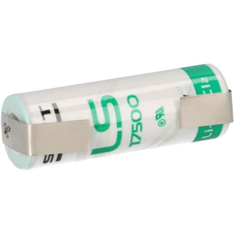 Pila al litio - cloruro di tionile (li-socl2) 3,6V 3,6Ah con linguette a saldare Saft LS17500 - A