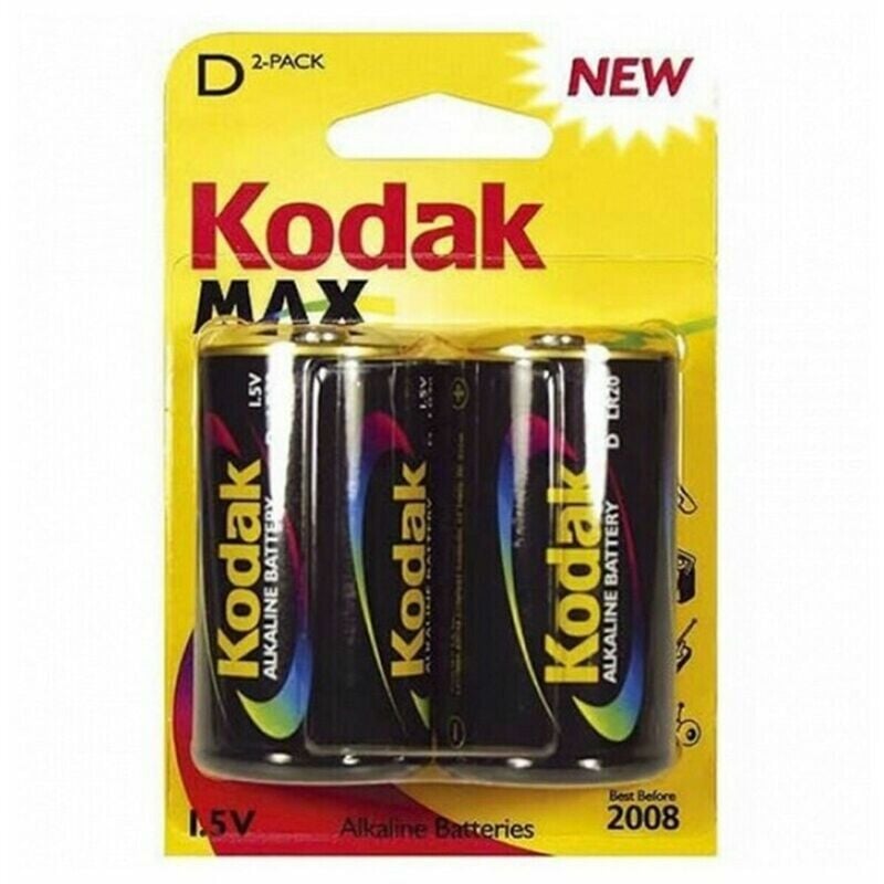 

Pila Alcalina LR20 1,5 V (2 pcs) - Kodak