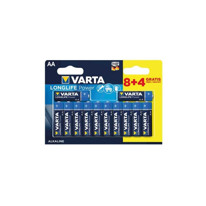 

Varta - Pila Alcalina Long Life LR06 AA BL.8+4