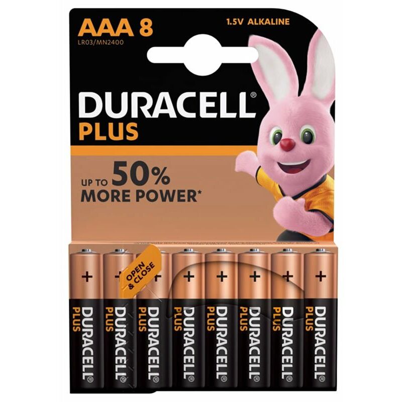 

Bl.8 Pilas Alc. Gama Plus Lr03 Duracell