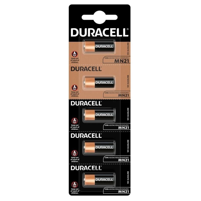 

Pila alcalina mn21 duracell 5000394034037 5 pz