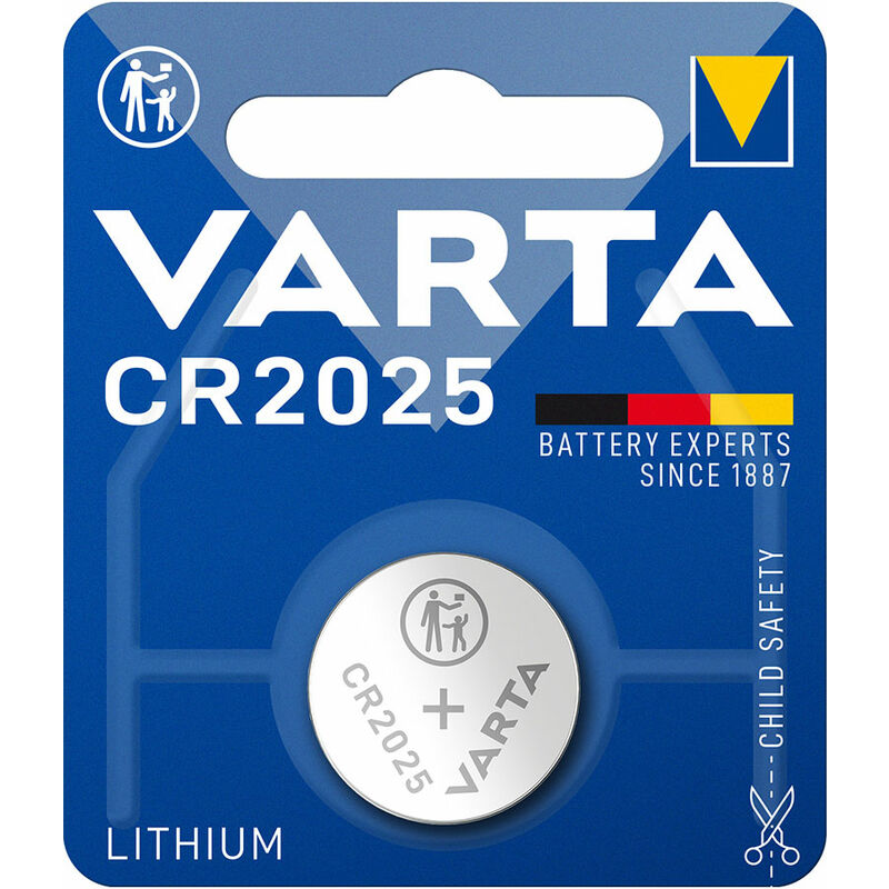 

Micropila litio cr2025 3v (blister 1 unid) ø20,0x2,5mm - Varta