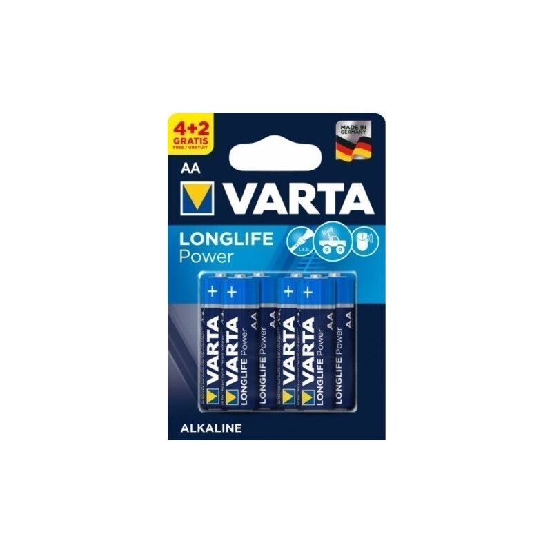 

Pila Alcalina Lr06 Aa 1,5V High Energy 6 Pz - Varta