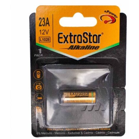 Pila Batteria L1028 12V 23A LR23A MN21 LRV08 V23GA 8LR932 Super Alcalina Confezione da 1 Pezzo