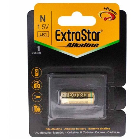 Pila Batteria LR1 1,5V N E90 Super Alcalina Confezione da 1 Pezzo