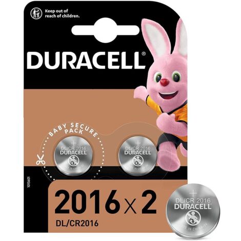 Pila boton 2016 duracell 2 pz 5000394203884