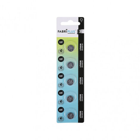 Pila boton cr1225 3v fabriplus litio 20x5x0,4 cm