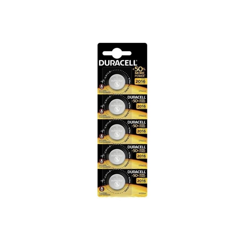 

Pila Boton Cr2016 Litio 5 Pz - Duracell