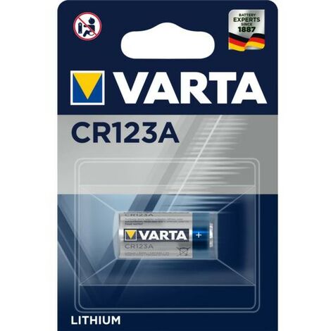 VARTA Pila foto CR123A 3V litio (Blíster 1u) SILVER SANZ 6205301401