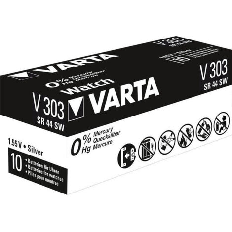 Pila de Botón de Litio Varta Silver V303