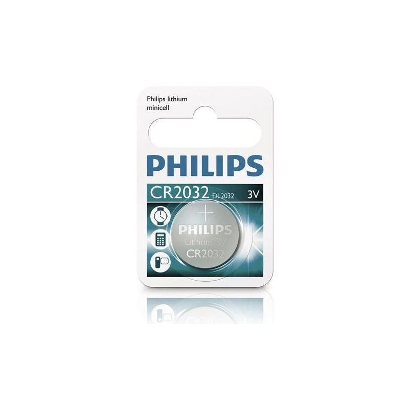 

1 ud. pila de botón Philips CR2032 3V (Blíster)