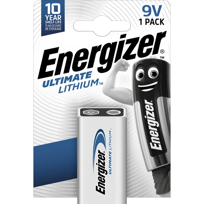 

Ultimate Lithium - Blister de 1 pila de litio Ultimate Lithium 9V - Energizer